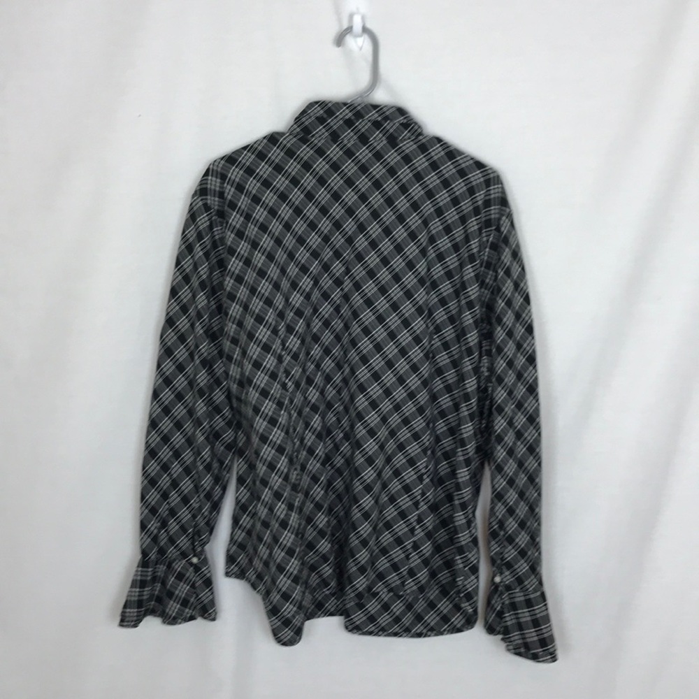 3/50 Green label blouse with flared cuffs - Picture 5 of 5